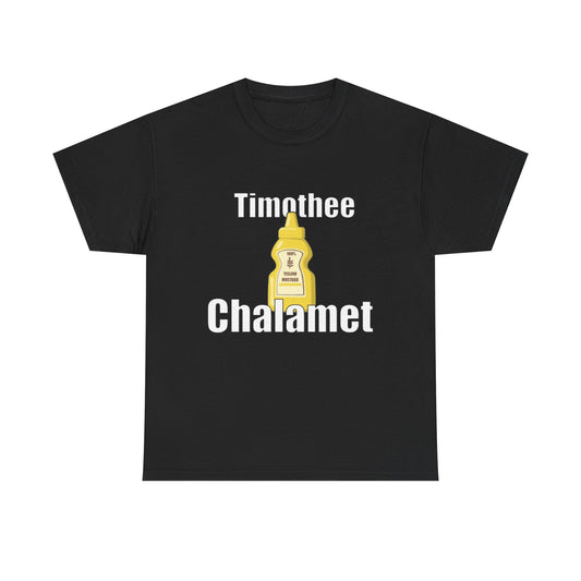 Timotheé Chalamet Mustard Tee